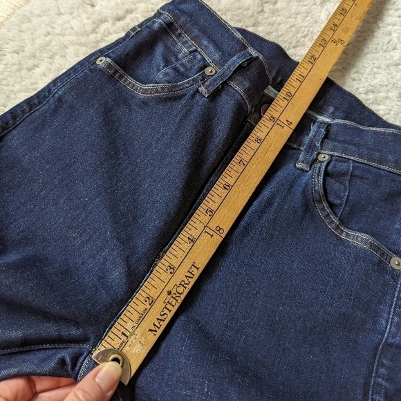 Citizens OF HUMANITY Fleetwood high rise flare 25 dark blue denim jeans - Picture 10 of 14